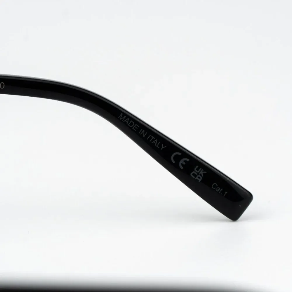 NEW Saint Laurent SL731 GASPAR  001 Black Light Blue Aviator Unisex Sunglasses